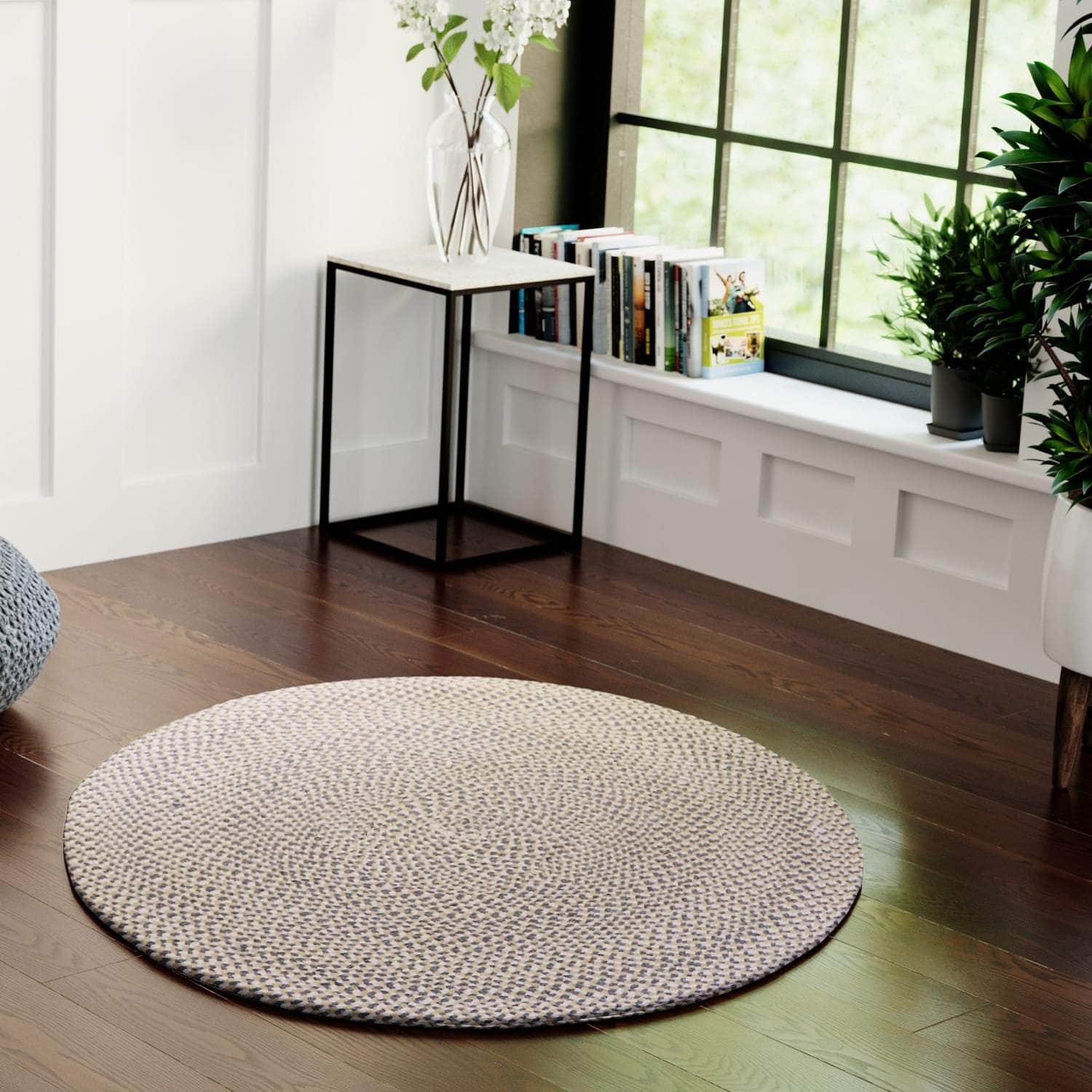 Farmhouse Buffalo Check Cotton Braided Rug #color_yellow